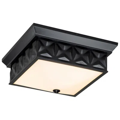 Lucas + Mckearn Alpha 4 Light Flush Mount Matte Black