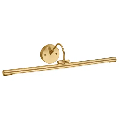 Lucas + Mckearn Alton Large Led Picture Light Brushed Brass In Gold