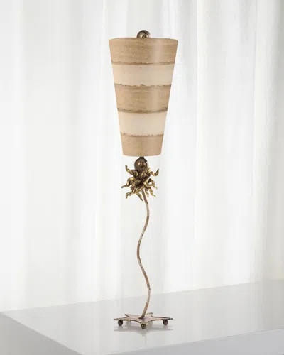 Lucas + Mckearn Anemone Table Lamp In Black And Gold
