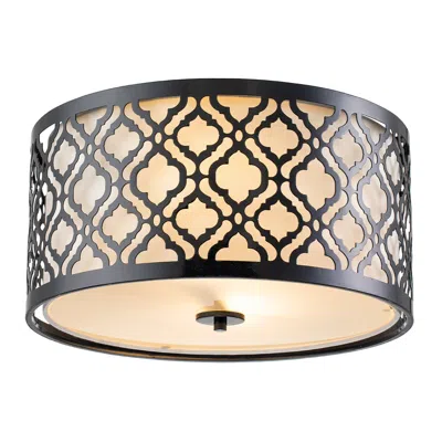 Lucas + Mckearn Arabella Flush Mount In Black