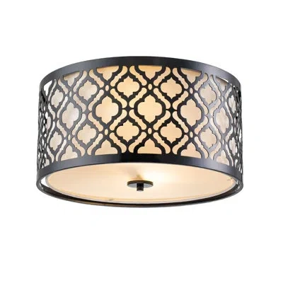 Lucas + Mckearn Arabella Flush Mount In Black