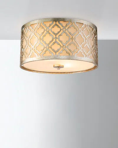 Lucas + Mckearn Arabella Flush Mount In Silver