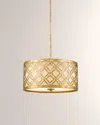 Lucas + Mckearn Arabella Medium Convertible Pendant In Gold