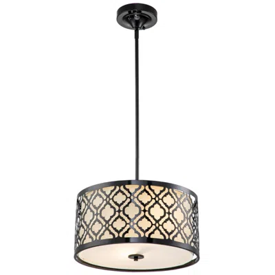 Lucas + Mckearn Arabella Pendant Medium In Black In Multi