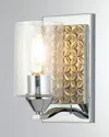Lucas + Mckearn Arcadia 1-light Bath Vanity Light In Silver 2
