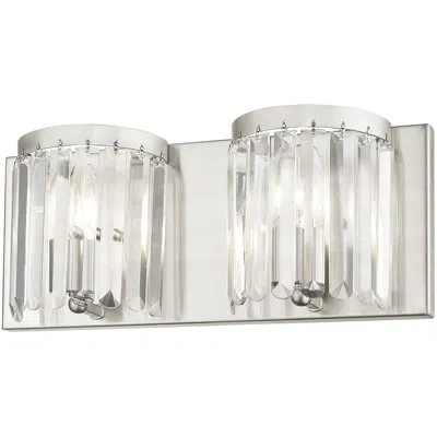 Lucas + Mckearn Aston 3 - Light Vanity Light In Brushed Nickel