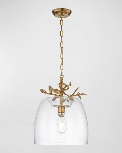 Lucas + Mckearn Audubon Park 14" Pendant Light In Gold