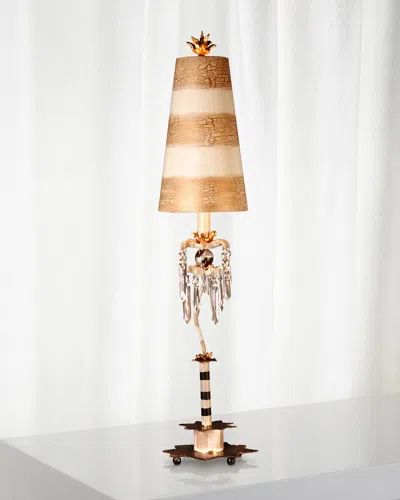 Lucas + Mckearn Birdland Table Lamp In Black, Ivory, Red