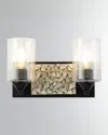 Lucas + Mckearn Bocage 2-light Bath Vanity Light In Multi