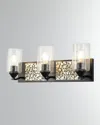Lucas + Mckearn Bocage 3-light Bath Vanity Light In Black 2