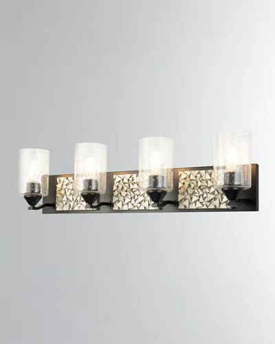 Lucas + Mckearn Bocage 4-light Bath Vanity Lighting In Black 2