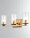 Lucas + Mckearn Bolivar 3-light Bath Vanity Light In Brass
