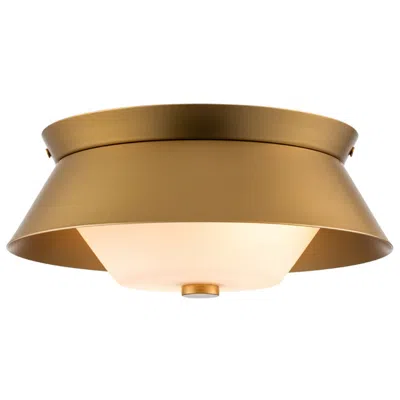 Lucas + Mckearn Lucas Mckearn Bowtie 10" Wide Laquered Gold Modern Ceiling Light