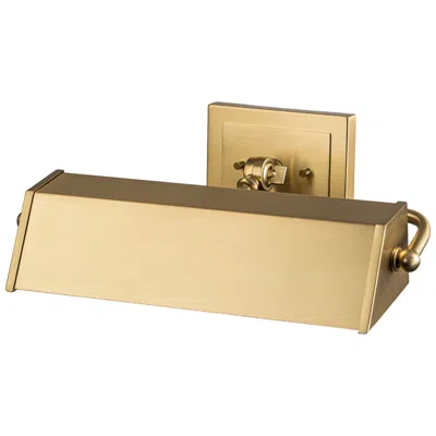 Lucas + Mckearn Lucas Mckearn Cade 10" Wide Brushed Bronze Picture Light In Gold