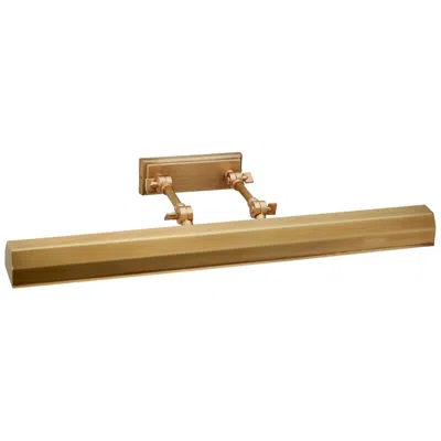 Lucas + Mckearn Chawton 26" Wide Aged Brass Metal Adjustable Picture Light