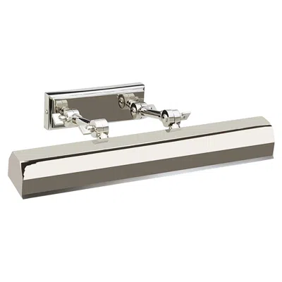Lucas + Mckearn Chawton 7"w Polished Nickel Metal Adjustable Picture Light