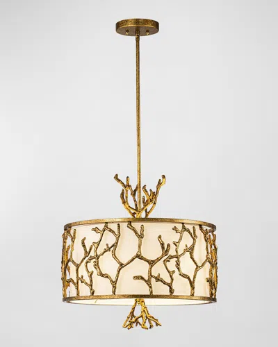 Lucas + Mckearn Coral Chandelier In Gold