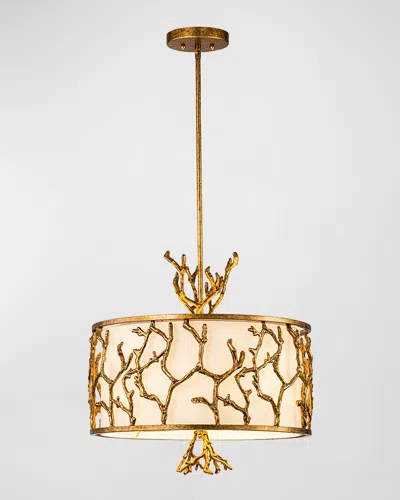 Lucas + Mckearn Coral Chandelier In Gold