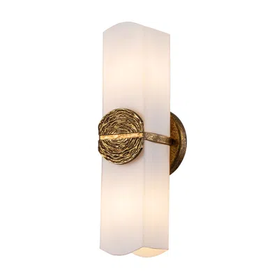 Lucas + Mckearn Elan Gold 2 Light Sconce In Multi