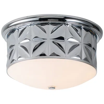 Lucas + Mckearn Epsilon 17 1/2" Wide Polished Chrome Ceiling Light