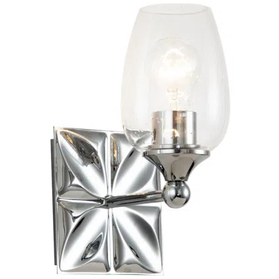 Lucas + Mckearn Epsilon Modern 1 Light Wall Sconce In Polished Chrome