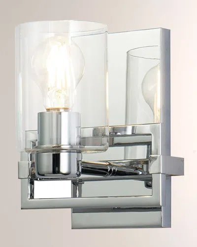 Lucas + Mckearn Estes 1-light Bath Vanity Light In Silver