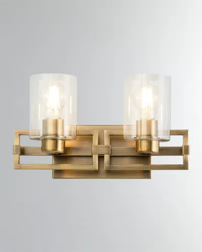 Lucas + Mckearn Estes 2-light Bath Vanity Light In Brass