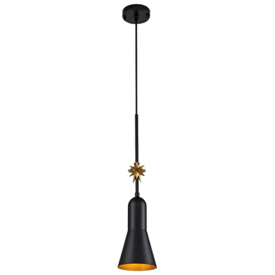 Lucas + Mckearn Etoile Small Black Pendant