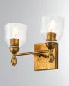 LUCAS + MCKEARN FELICE 2-LIGHT BATH VANITY LIGHT