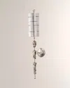 Lucas + Mckearn Fragment Silver Sconce In Silver