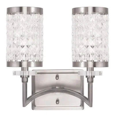 Lucas + Mckearn Grammercy 6.5" 2 - Light Vanity Light In Brushed Nickel