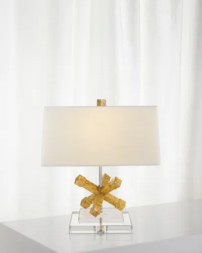 Lucas + Mckearn Jackson Square Table Lamp In Gold