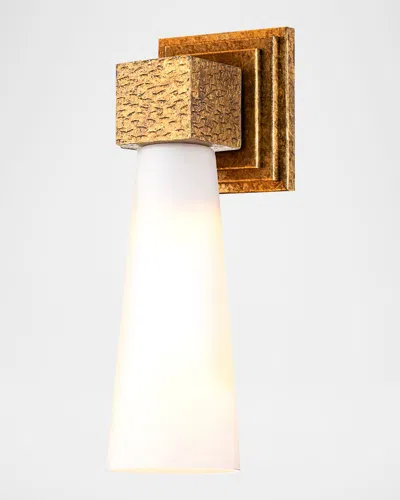 Lucas + Mckearn Kristy Bath Sconce In Distressed Gold