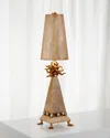 Lucas + Mckearn Leda Table Lamp In Beige And Gold