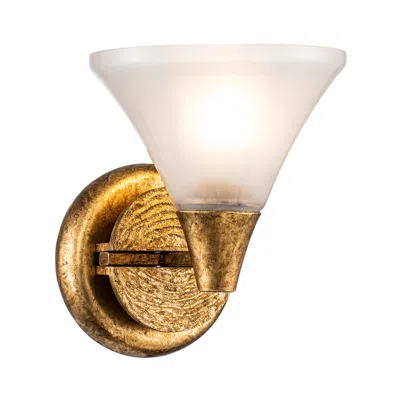 Lucas + Mckearn Lemoine 1 Light Bath Bar In Gold In White