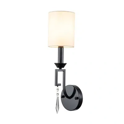 Lucas + Mckearn Lemuria 1 Light Sconce In Black