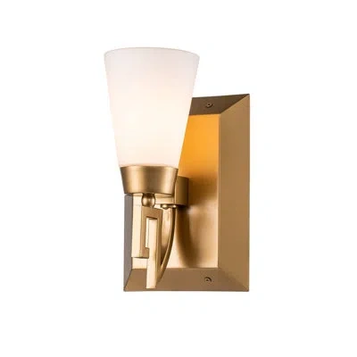 Lucas + Mckearn Lemuria 1 Light Vanity In Laquered Gold