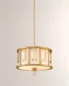 Lucas + Mckearn Lemuria 2-light Pendant To Semi-flush Mount In Gold