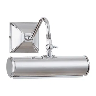 Lucas + Mckearn Leo 7 1/2"w Polished Chrome Metal Adjustable Picture Light