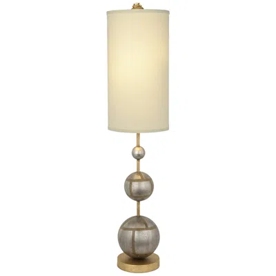 Lucas + Mckearn Lucas Mckearn Marie 34" High Silver Gold Spheres Metal Table Lamp