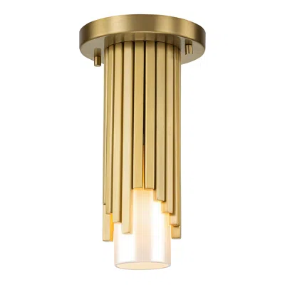 Lucas + Mckearn Marvel 1 Light Flush Mount/ Pendant Aged Brass