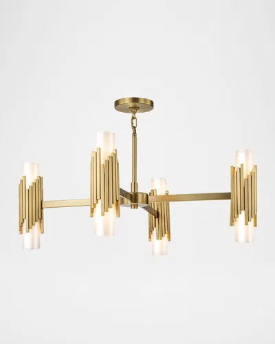 Lucas + Mckearn Marvel 33" 8-light Pendant In Aged Brass