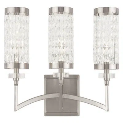 Lucas + Mckearn Midtown 3 - Light Vanity Light In Brushed Nickel