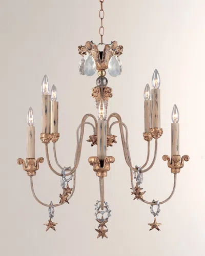 Lucas + Mckearn Mignon 8-light Chandelier In Gold And Silver