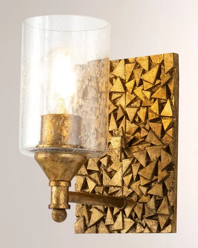 Lucas + Mckearn Mosaic 1-light Bath Vanity Light In Gold
