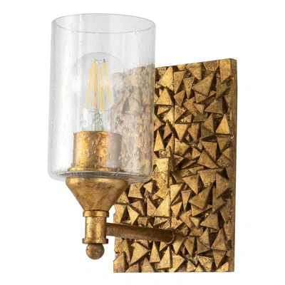 Lucas + Mckearn Mosaic 1-light Wall Sconce In Antique Gold