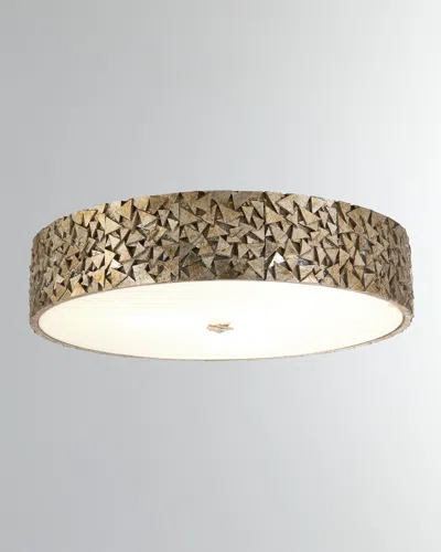 Lucas + Mckearn Mosaic 3-light Ceiling Light In Multi