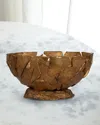 Lucas + Mckearn Mosaic Small Luxe Bowl, 10" Round In Gold