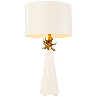 Lucas + Mckearn Lucas Mckearn Neo 31 1/2" French White Cone-shaped Modern Table Lamp