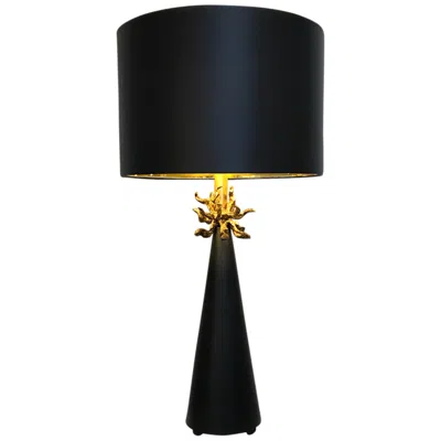 Lucas + Mckearn Neo Black Metal Cone-shaped Table Lamp